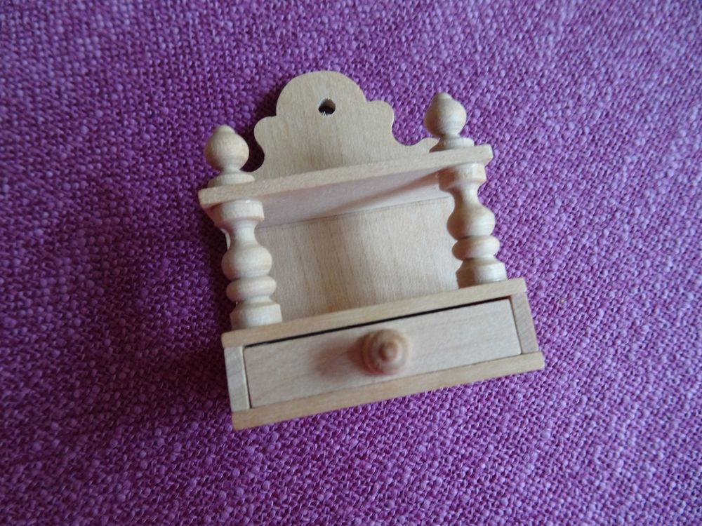 Puppenhaus Regal 1:12 - 4-stöckiges Miniatur Möbel