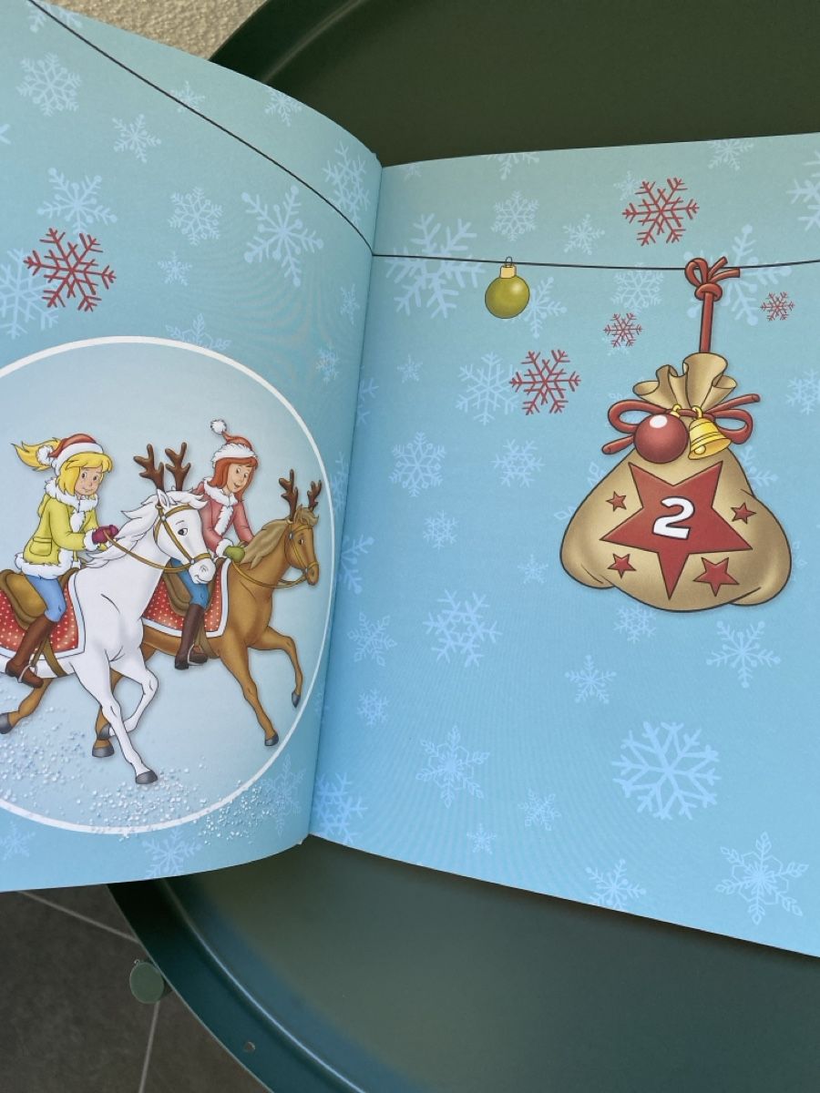 Libri: Bibi&Tina Adventskalenderbuch "Nick, der Schlittenhund" – Nuovo (secondo la descrizione) da Seuzach venduto da freiheiten 4