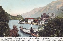 Interlaken Dampfer AK 1909 von Künzli Zürich Nr.984