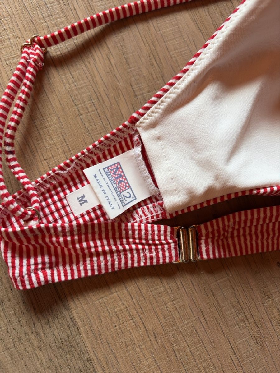 Costumi da bagno & Bikini: Bikini Saint Barth rot-weiss gestreift Grösse M – Usato da Saanenmöser venduto da ballerinas 3