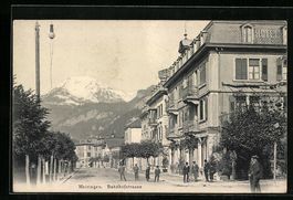 Meiringen, Blick in die Bahnhofstrasse m