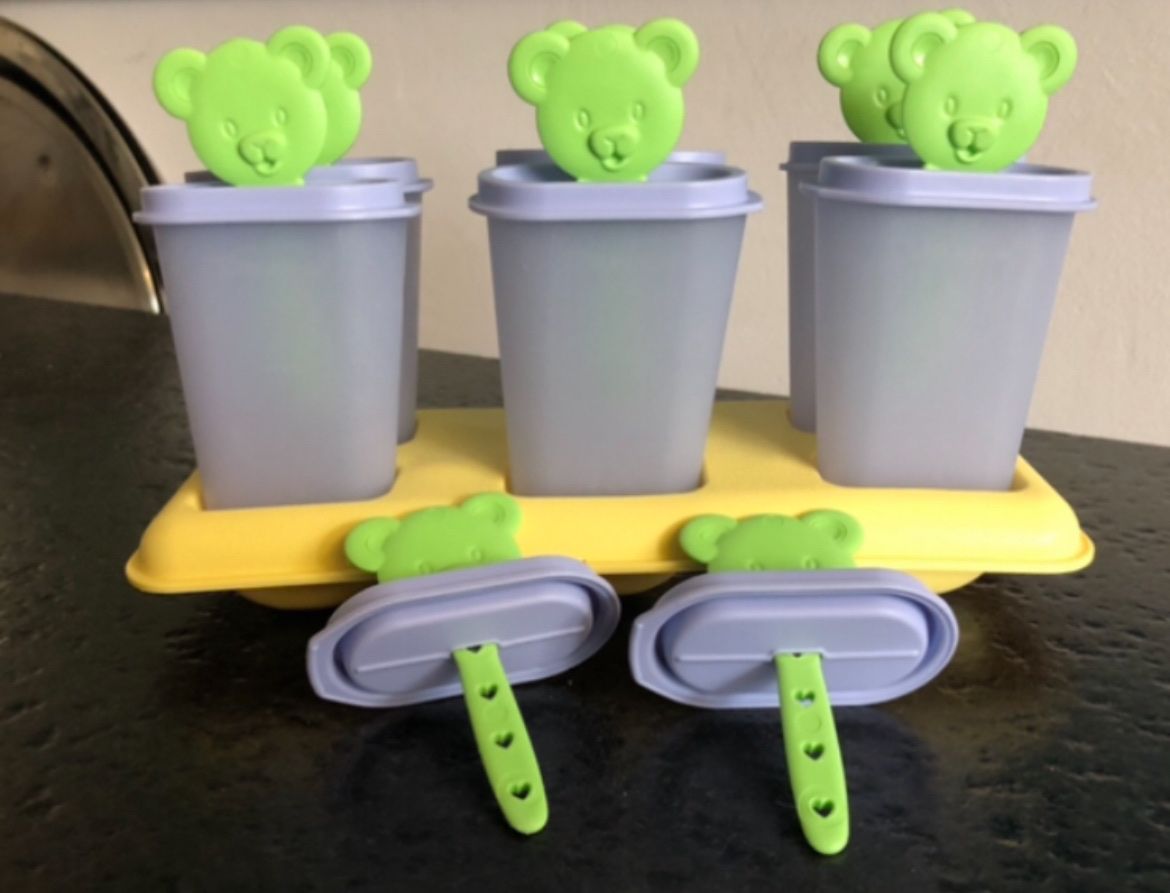 Tupperware Contenitori & Simili: Tupperware Glace machen Glacestengel Eis Kindereis Teddybär – Nuovo (secondo la descrizione) da Frauenfeld venduto da Babytimmy 3