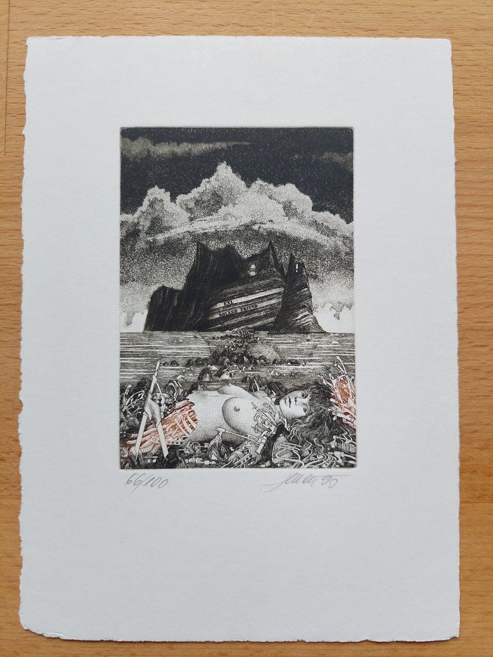 Dipinti: Exlibris Josef Dudek - Original Radierung signiert – Usato da Obfelden venduto da Exlibris-Art