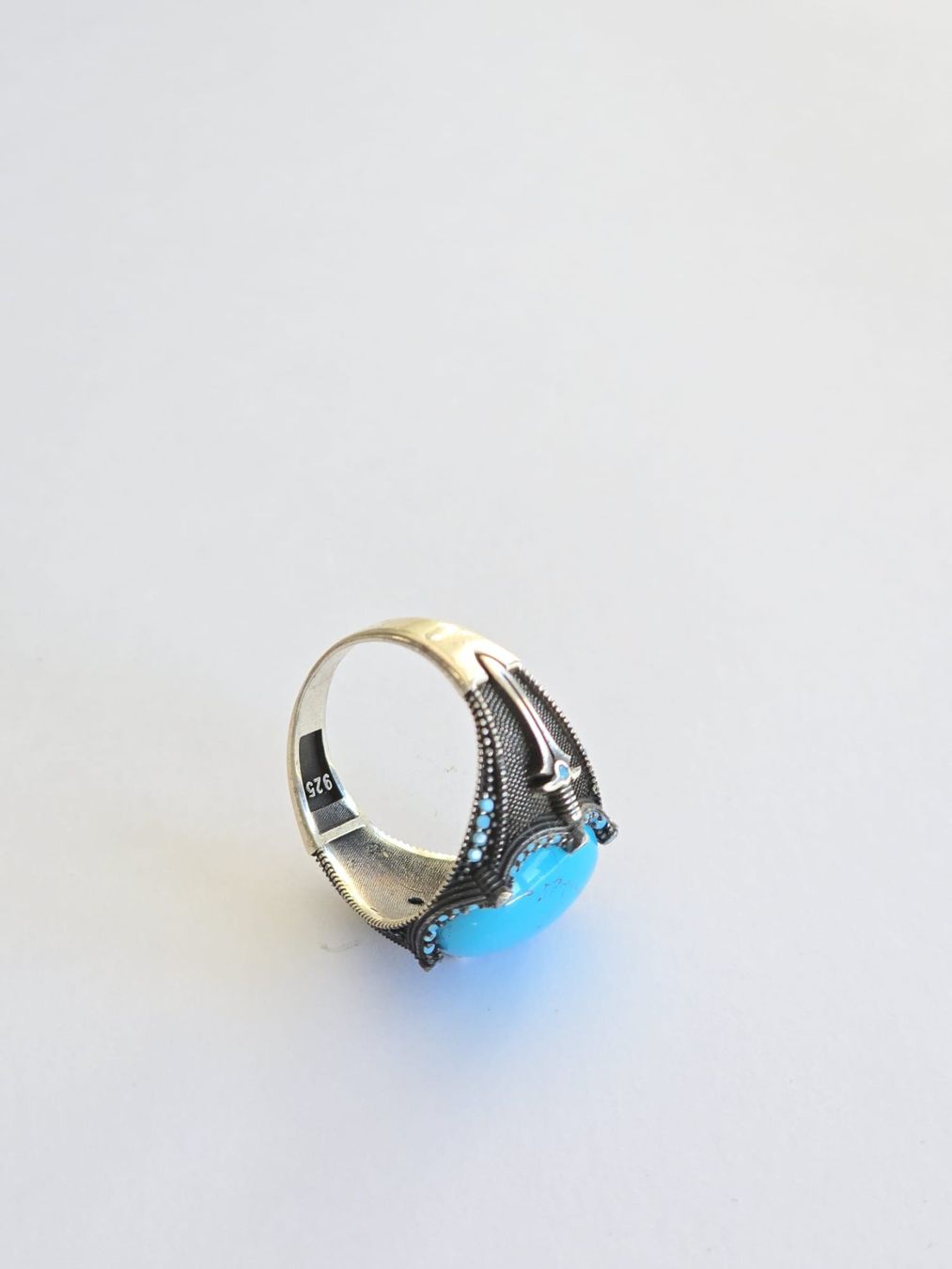 Bagues: Bague en argent, Turquoise, taille 62 – Neuf avec emballage d'origine à Neuchâtel par NIDAVELIR 1