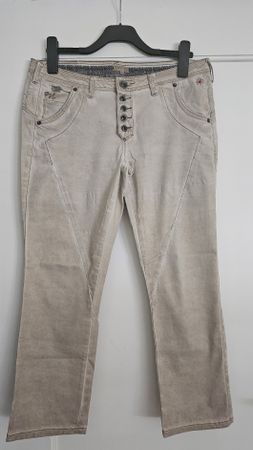 NILE  Damen Hose beige Grösse L wie neu 