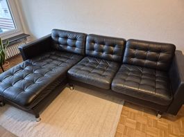 IKEA Sofa LANDSKRONA aus Leder. In gutem Zustand.