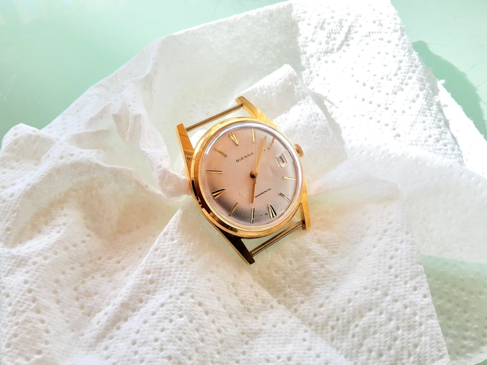 Montre Mécanique Vintage Régula - Boîtier Et Bracelet Plaqué Or - Occasion