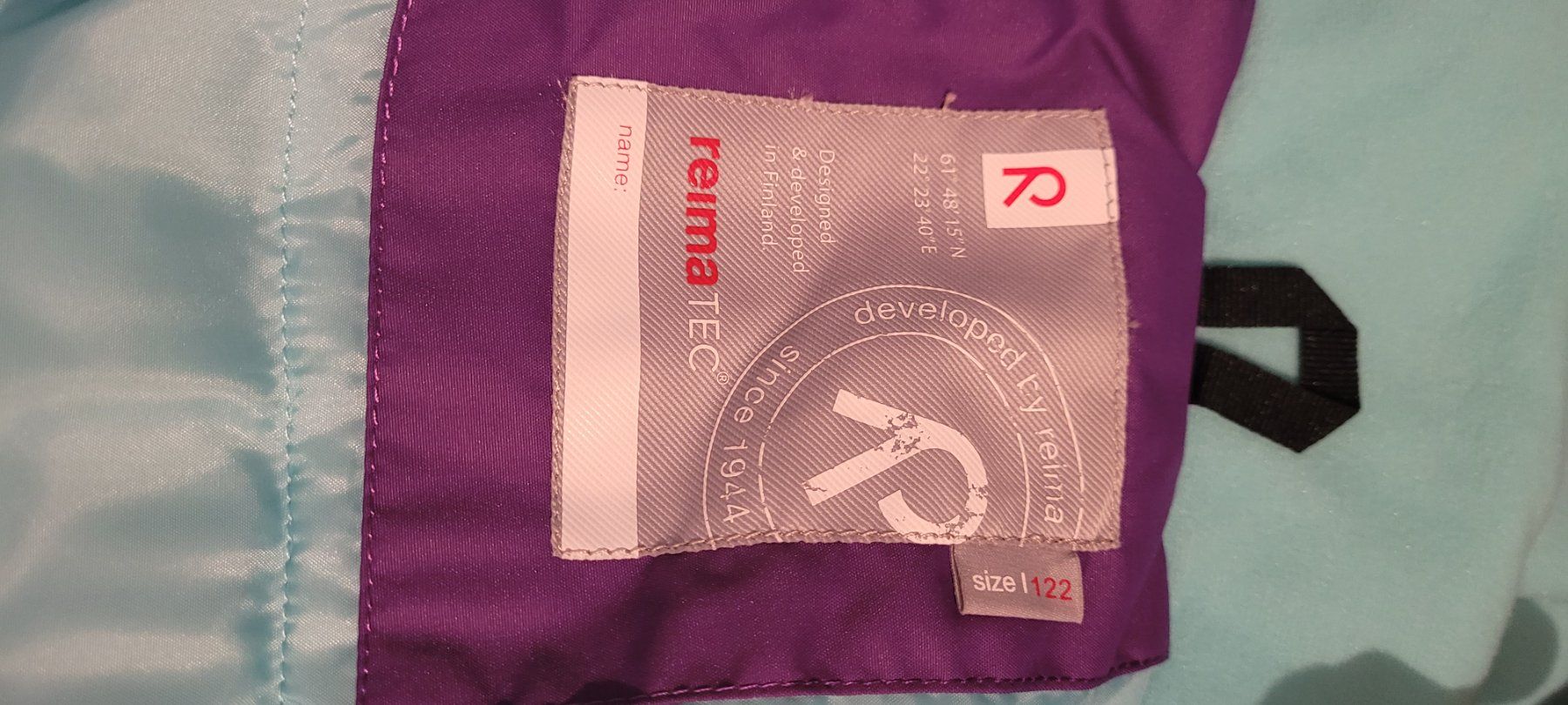Reima Giacche & Cappotti: Reima TEC Skijacket Clouds, Gr. 122 / purple,NEU – Nuovo e nell'imballaggio originale da Staefa venduto da MatLukM. 4