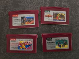 Lot 4 Jeux Game Boy Advance - Zelda, Mario, Donkey Kong,bike