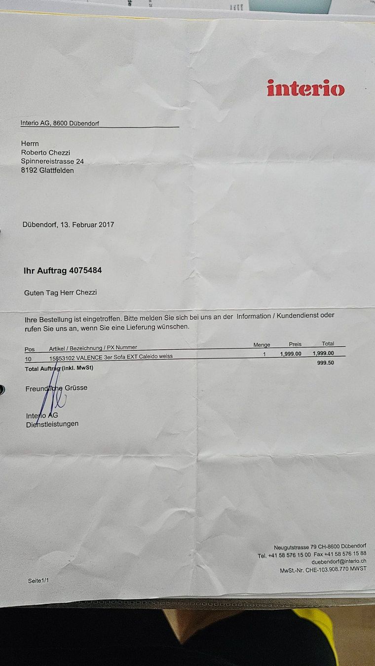 Pfister Divani: Schnäppli - Sofa von Interio -  s.gutem Zustand – Usato da Glattfelden venduto da Cyrano33 8