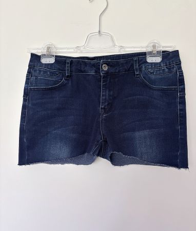 Top! Damen Jeans Shorts, dunkelblau, elastisch und bequem