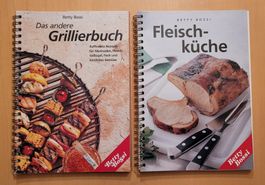 2x Betty Bossi - Fleischküche + Grillierbuch - wie neu