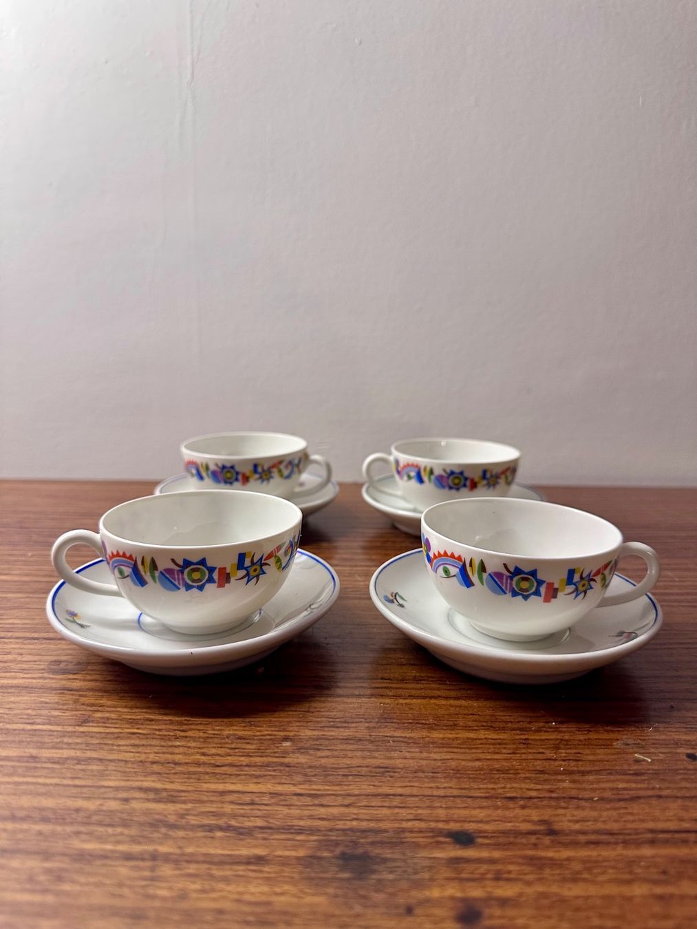 Tassen: Service à moka Langenthal, décor moderniste, 1939 – Gebraucht aus Lausanne von jul_v9ht 1