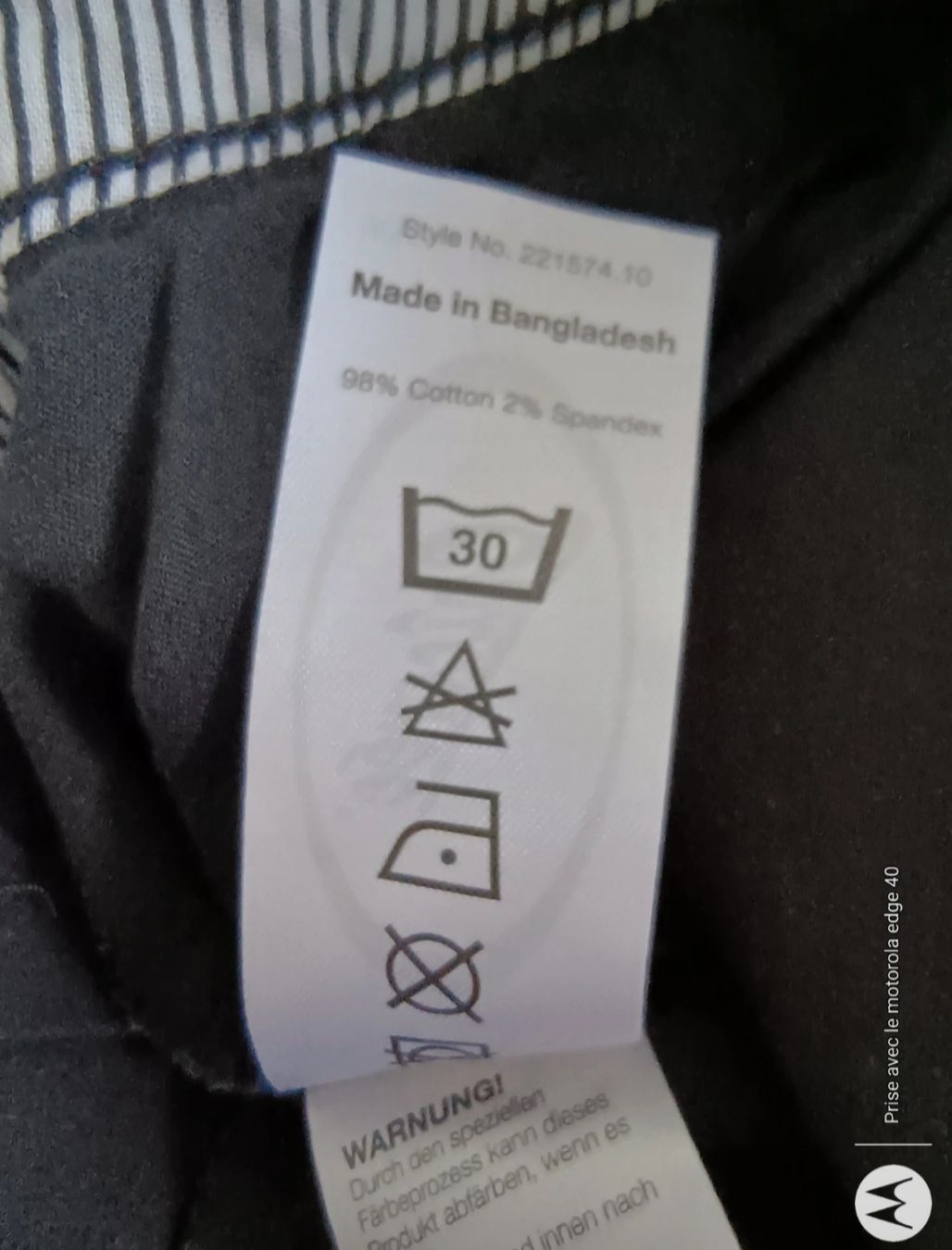 Hosen: Chicorée Short noir en coton 38 - Neuf – Neu und originalverpackt aus Genève von Brachiopode 8