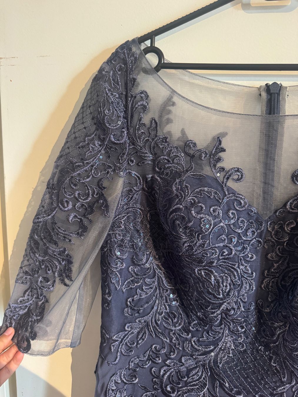 JJ’s House Kleider: Abendkleid, blau mit Spitze Grösse 38 / 40 – Neu (gemäss Beschreibung) aus Künten von bel_6wn2 2