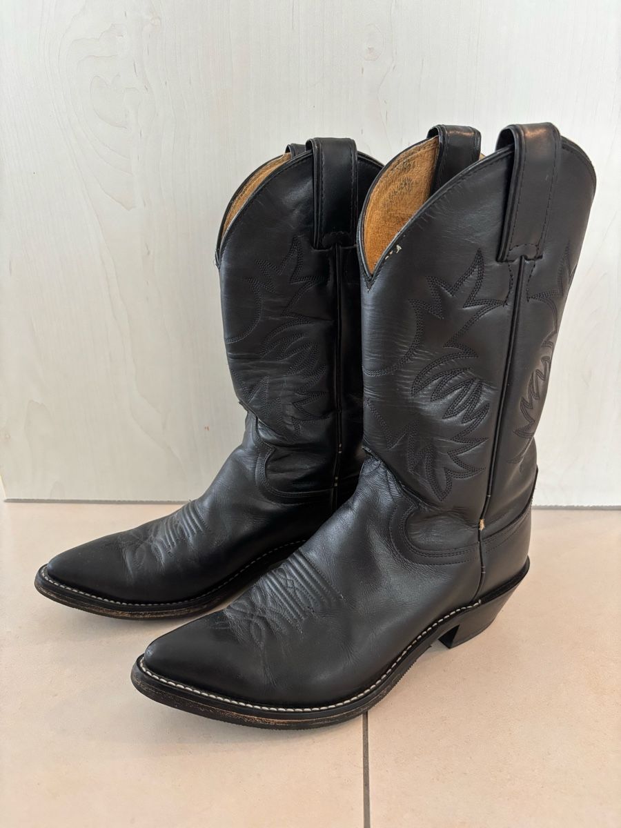Damenschuhe: Cowboystiefel, echt Leder, Gr. 37,5 – Gebraucht aus Tuggen von TG_SZ