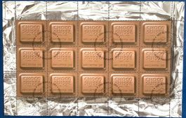 2001- Schweiz / Choco Suisse Kleinbogen ET