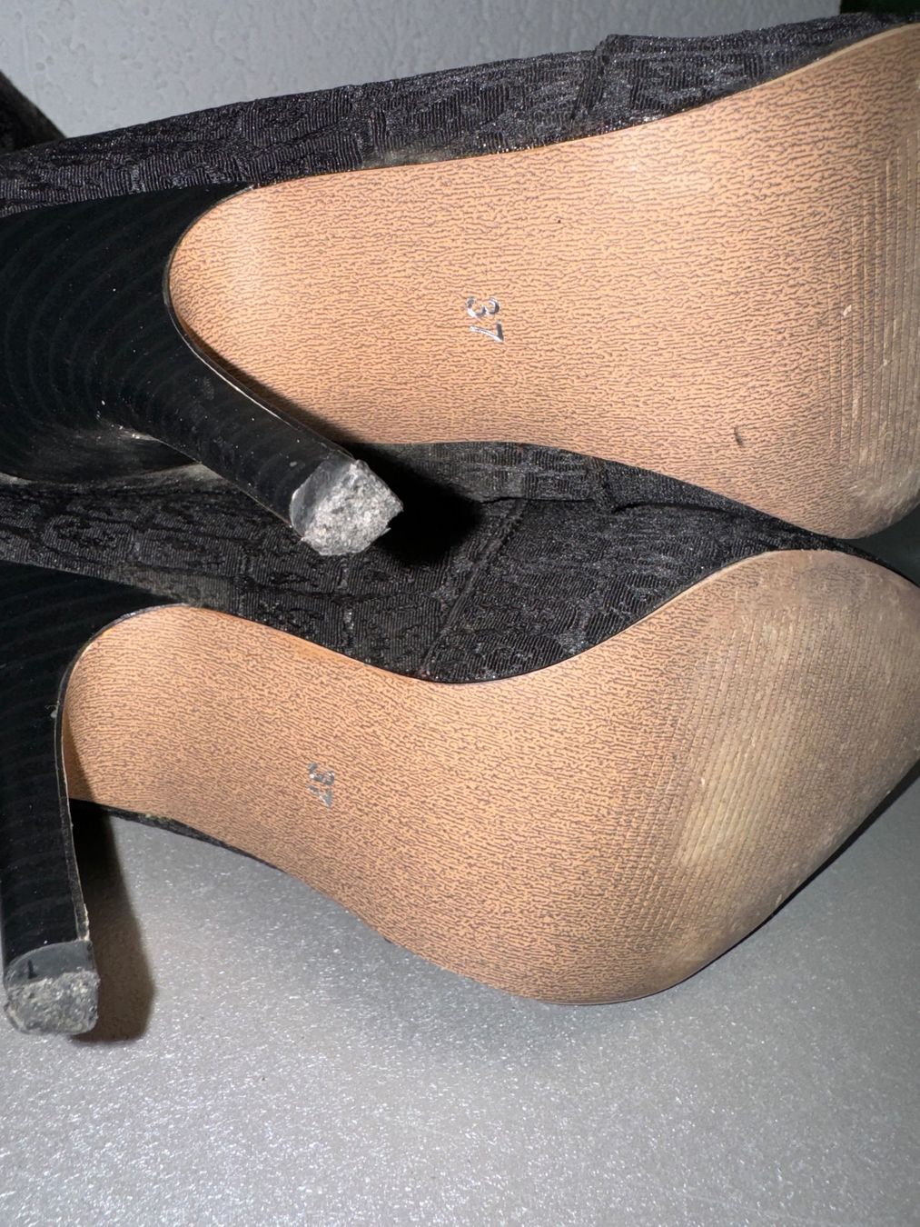 Damenschuhe: Sexy schwarze Overknee Stiefel Gr. 37 – Gebraucht aus Grosswangen von shoes.bags.and.co 7