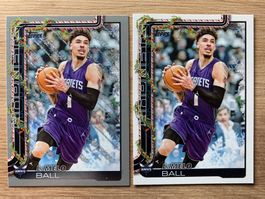 NBA Lamelo Ball SILVER GLITTER & Base Flagship Topps 2025 🔥