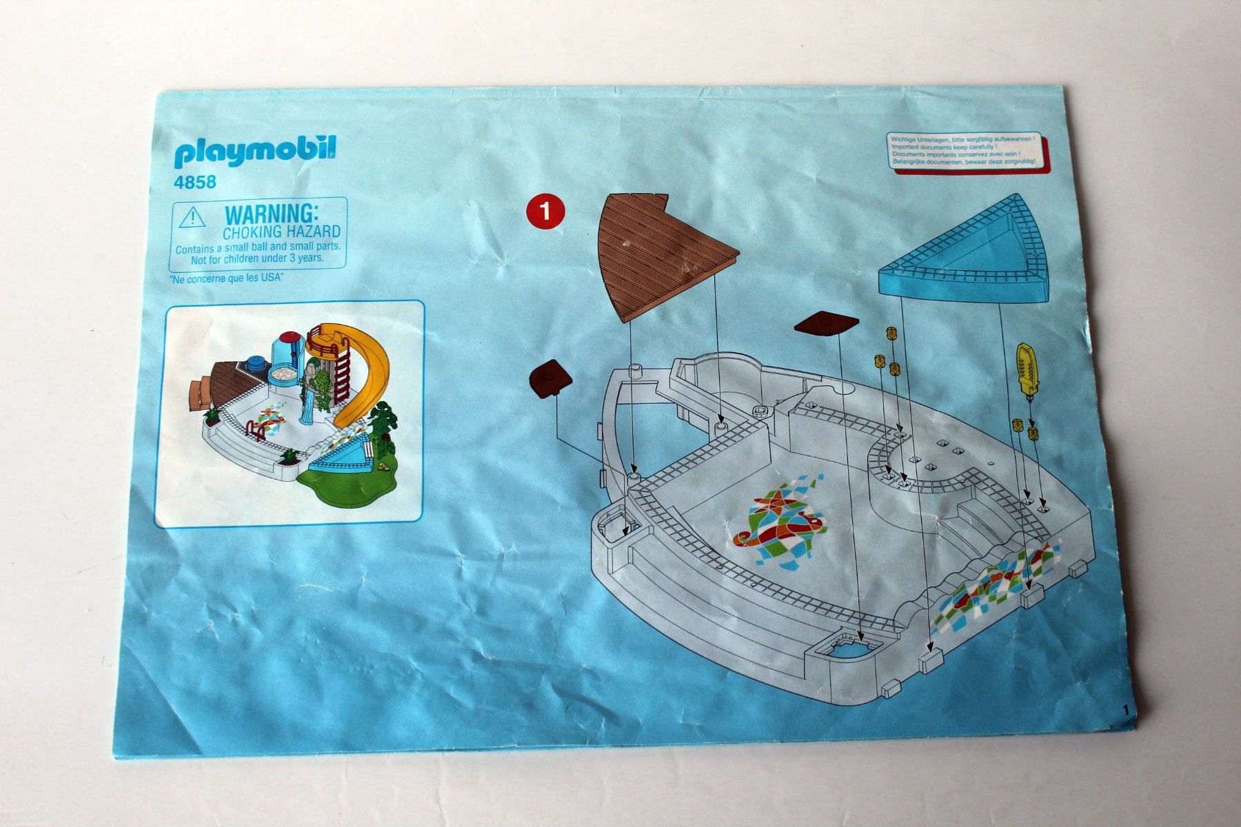 Playmobil Giocattoli: PLAYMOBIL - Freibad mit Rutsche – Usato da Roggwil BE venduto da Hemhem 7