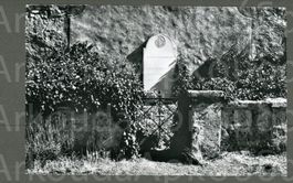 AK sw Raron VS Grab v. Rainer Maria Rilke (1875-1926) ≈ 1960