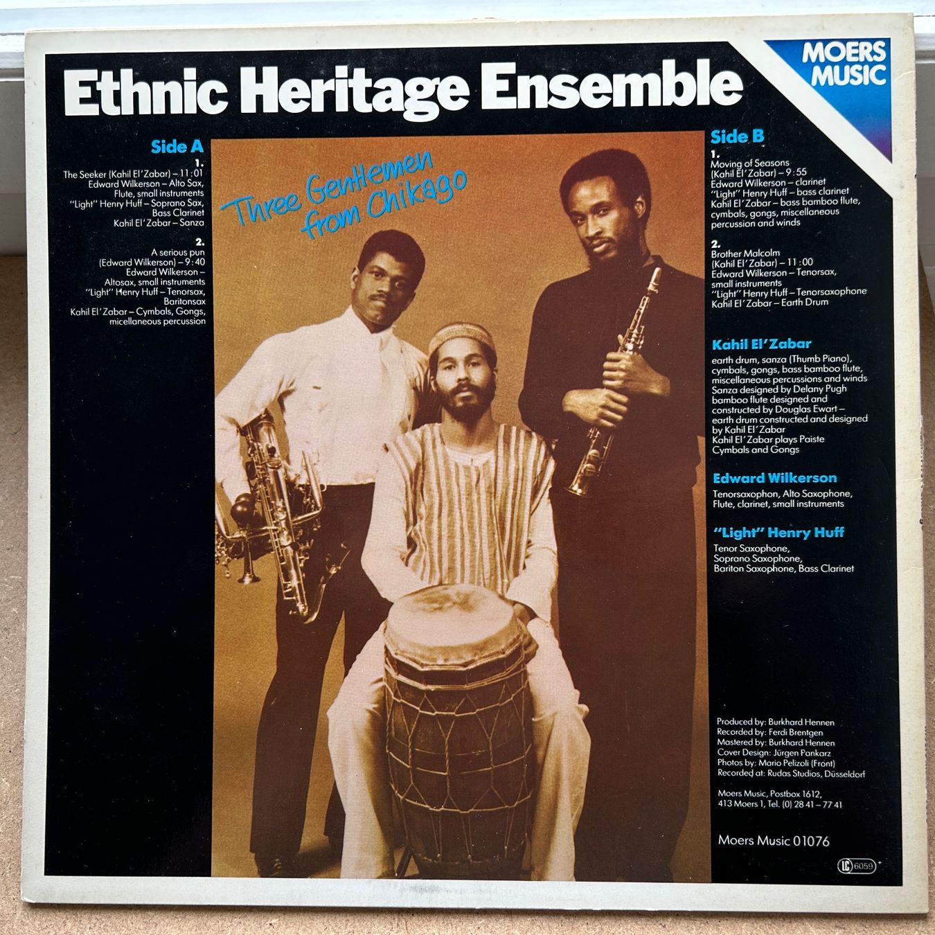 Dischi in vinile: Ethnic Heritage Ensemble  Three Gentlemen From Chikago LP – Usato da Lausanne venduto da Pask1 1