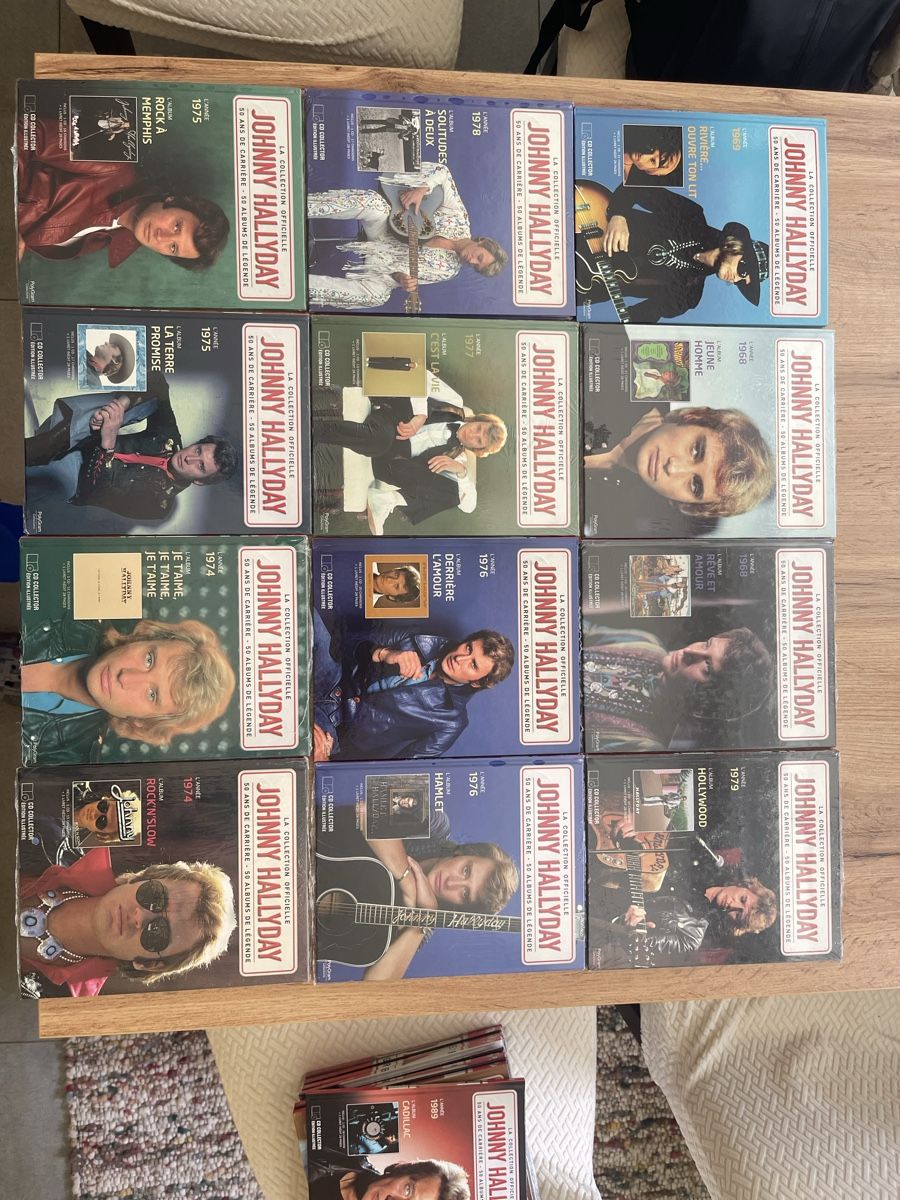 CDs: 50 CDs Johnny Halliday La Collection – Gebraucht aus Binningen von nussbaum04 3