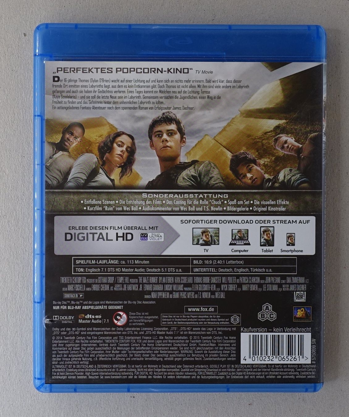 Alle DVDs: Maze Runner 1 - Die Auserwählten im Labyrinth – Gebraucht aus Sessa von fraenklishop 1