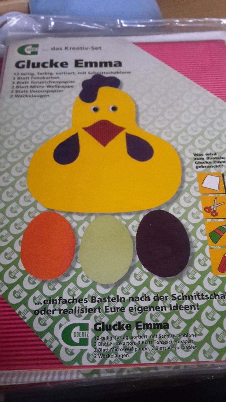 Kit bricolage: Kreativset Glucke Emma – Nuovo (secondo la descrizione) da Schwarzenburg venduto da Flamingo07
