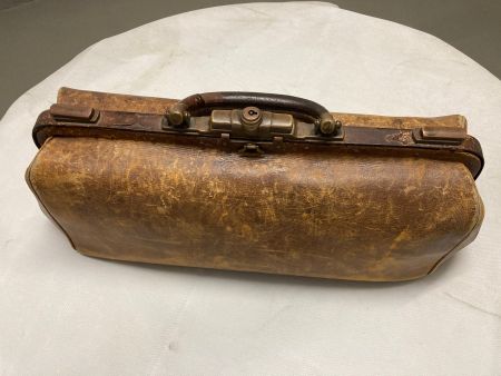 Arztkoffer aus Leder, Vintage