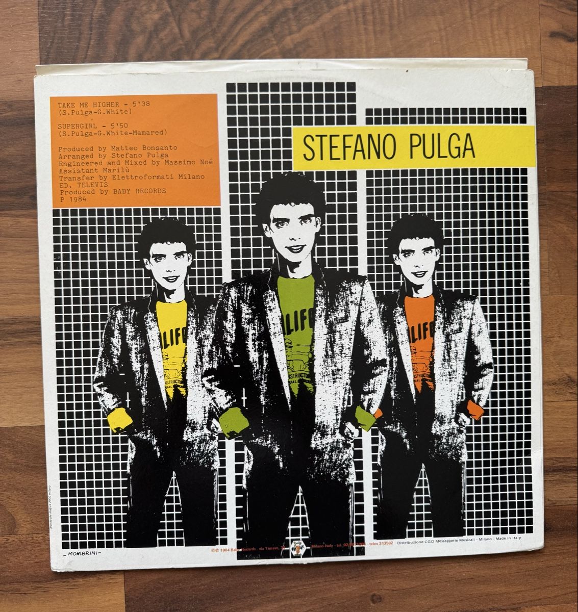 Schallplatten: Stefano Pulga - Take Me Higher - 12" Maxi - 80s – Gebraucht aus Rorbas von BlackstarRecords 1
