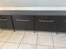 Sideboard schwarz Metall