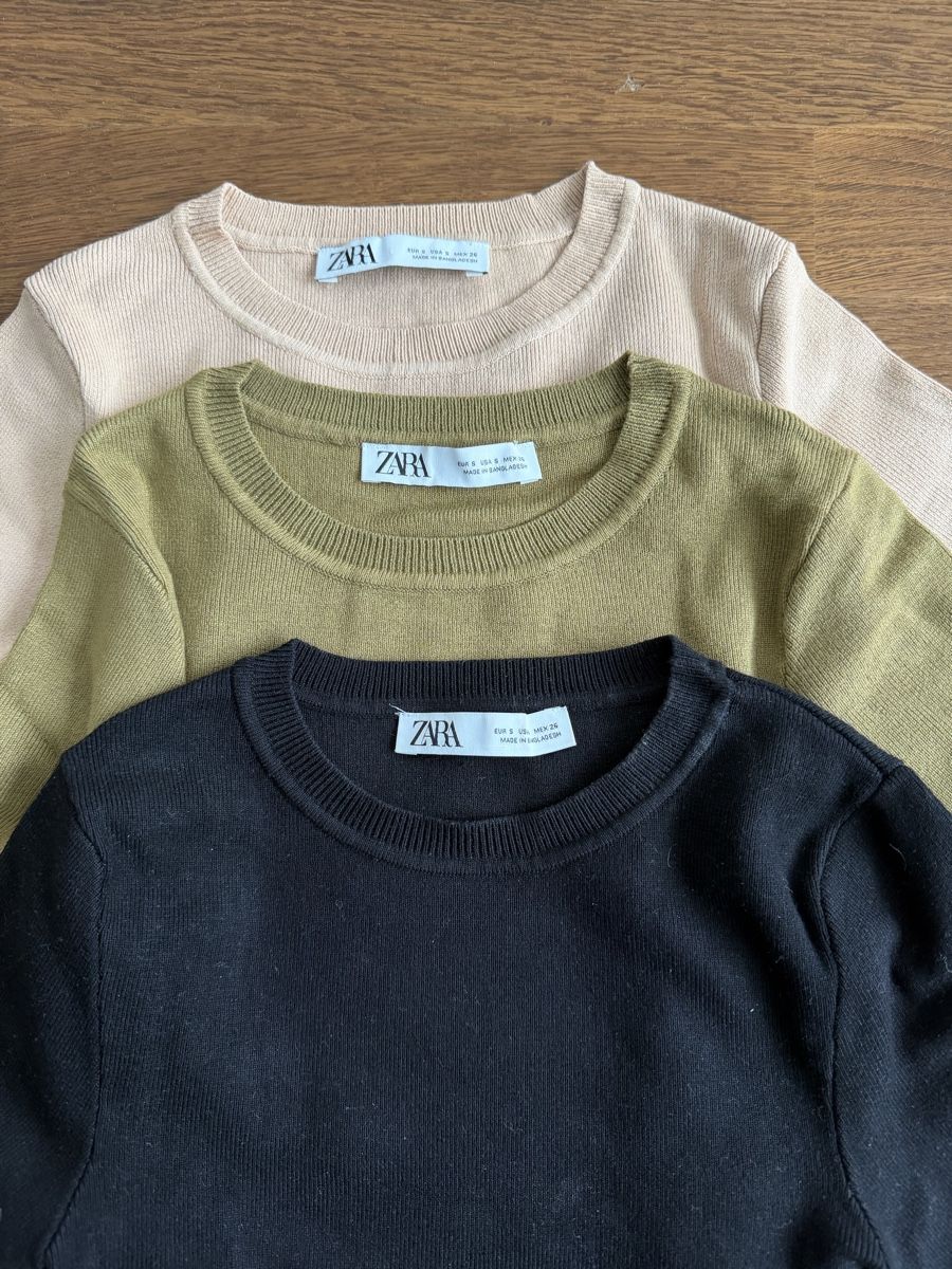 Zara Maglioni & Felpe: Zara Crop Top Pullover 3 Stück S – Usato da Zug venduto da miami88mami 1
