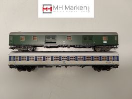 Fleischmann 5174+5101 Personenwagen+Packwagen DB DC H0 OVP