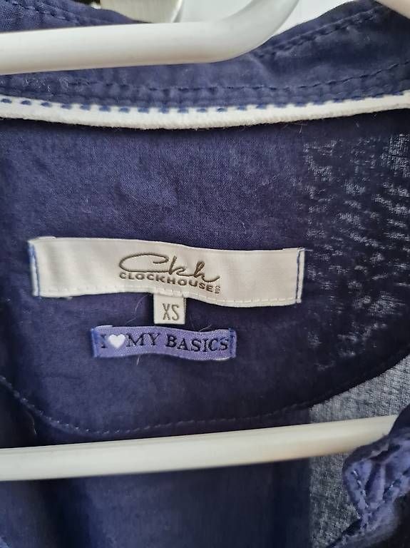 Camicette: Blaue Bluse, Clockhouse, C&A, XS – Usato da Ottikon venduto da swiftchocolate 2