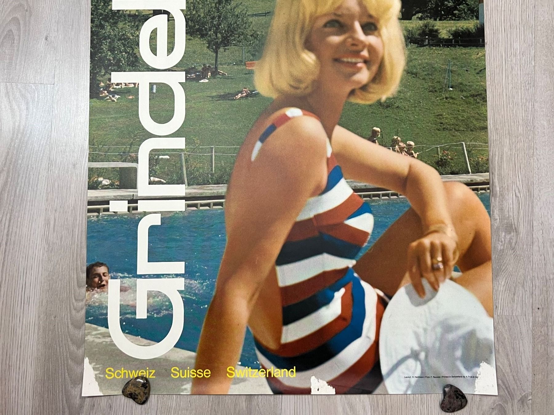 Poster & Bilder: Poster Original Grindelwald 1971 von Hans Hartmann – Gebraucht aus Vaduz von Unikate-Markt 1