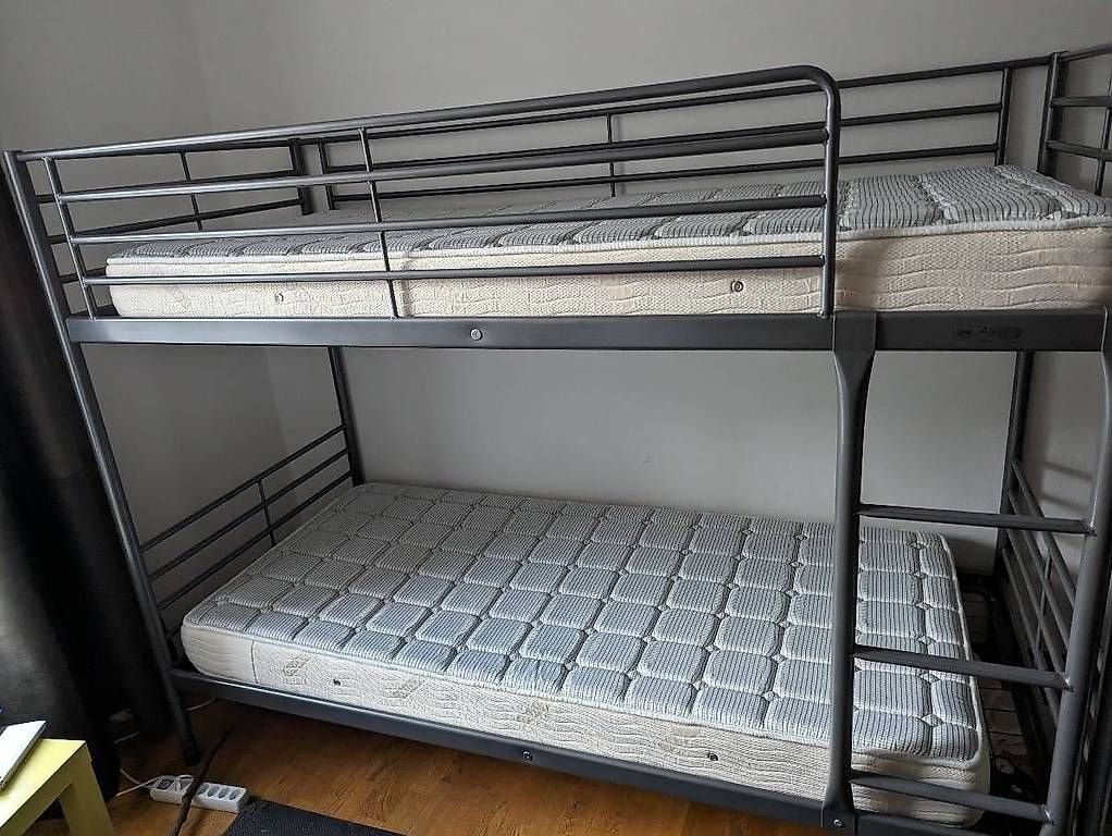 Ikea Betten: Ikea Metal bunk bed + 2 mattresses, already disassembled – Gebraucht aus Zürich von Alisander