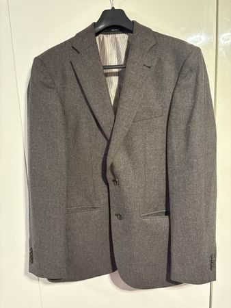 Herren Sakko Navyboot grau Wolle Kaschmir Grösse 48