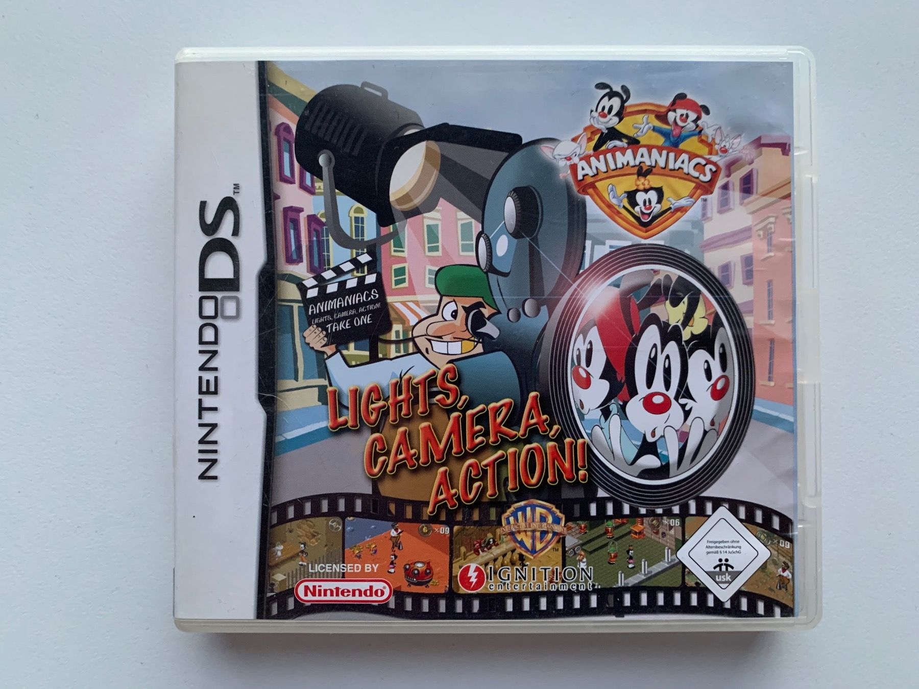 Nintendo Spiele: Nintendo DS: ANIMANIACS - Lights, Camera, Action! – Gebraucht aus Kaiseraugst von Marsupower 2