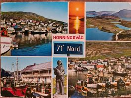 Ansichtskarte Honningsvag Norwegen 1977