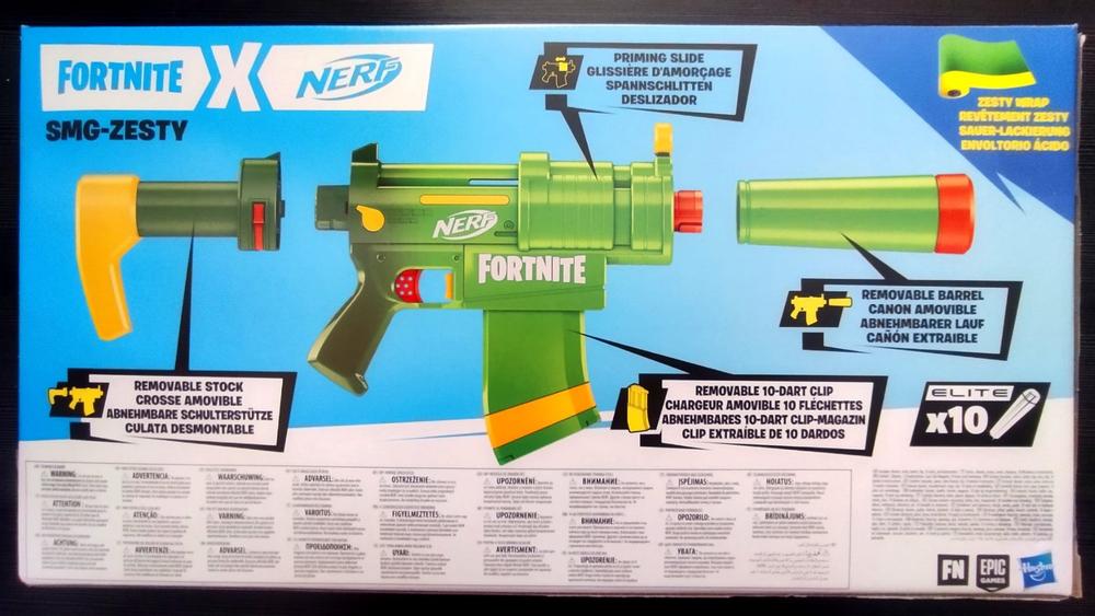 NERF Fortnite SMG-Zesty Blaster