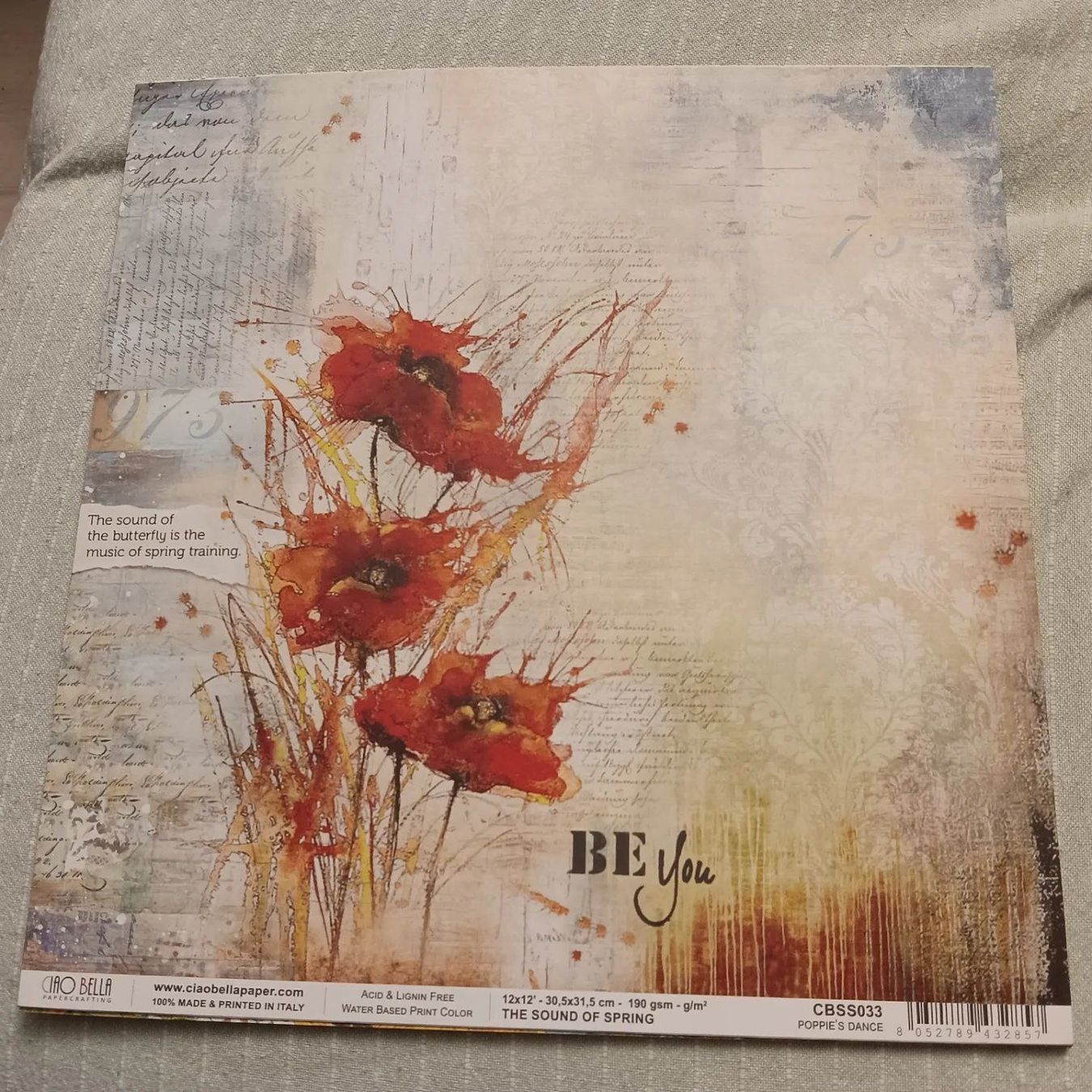 Carta: Design Papier Bögen 30x30cm – Nuovo (secondo la descrizione) da Würenlingen venduto da Striga