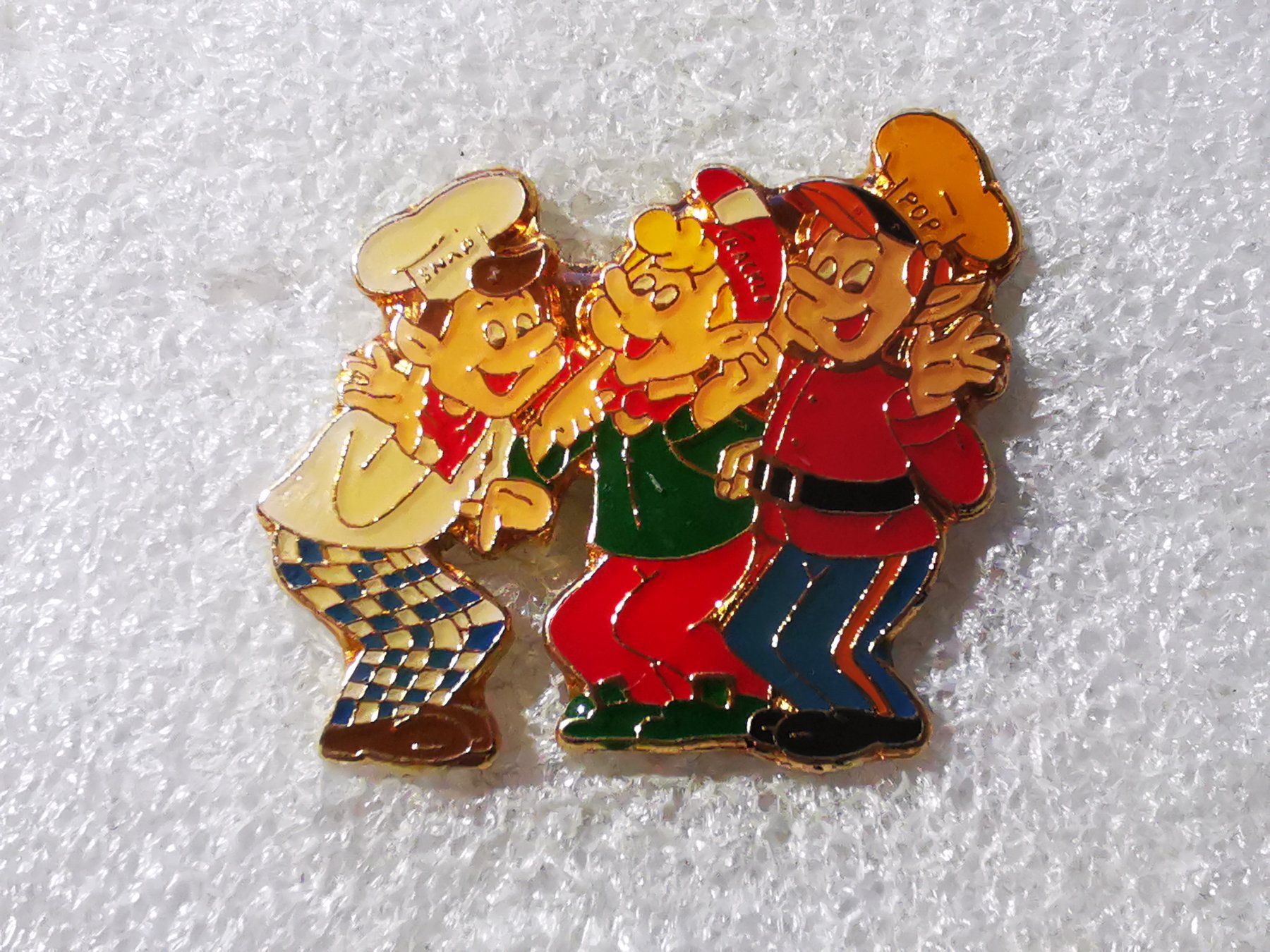 Placchette & Badge: Ansteckpin 121: Snap Crackle Pop – Usato da Oppligen venduto da Pin-Fall-Shop