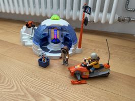 PLAYMOBIL 9055 Polar Ranger Hauptquartier mit Schneemobil
