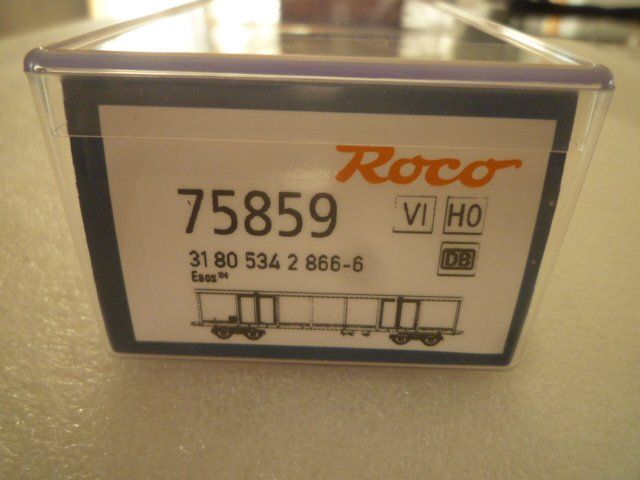 Roco Modellini di ferrovie: NEU - ROCO 75859 DB Offener Güterwagen Eaos – Nuovo e nell'imballaggio originale da Chevenez venduto da Railpassion 3
