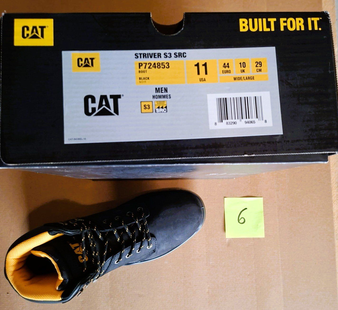 Scarpe da uomo: CAT Striver S3 SRC Sicherheitsstiefel Gr. 44 - UVP 169.- – Nuovo e nell'imballaggio originale da Waltalingen venduto da RS-Liquidationen 1