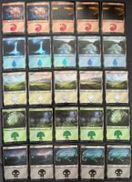 Lord of the Rings Foil 25 Basic Lands MTG
