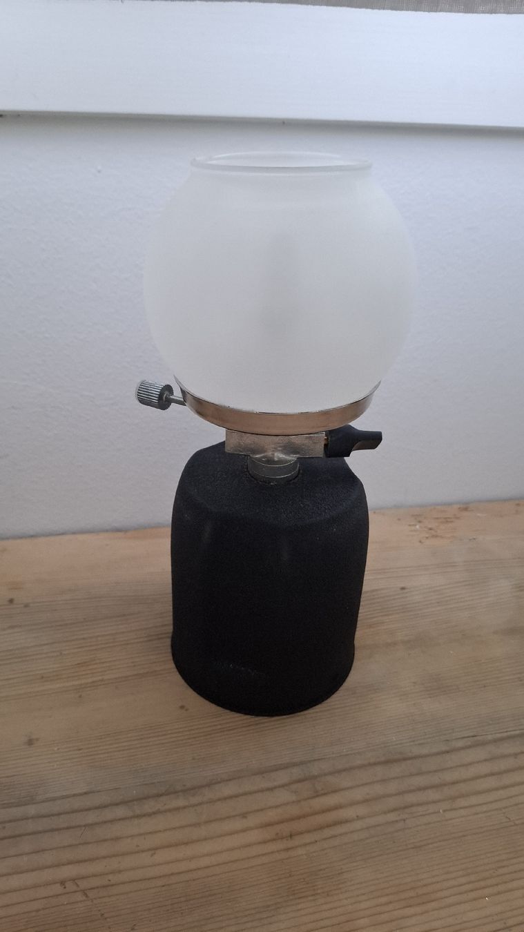 Lampade: Gas Lampe Glas Metall  mit Verpackung – Usato da Buochs venduto da regenbogen7365 1