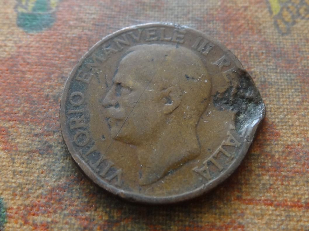Tutti le monete: ITALIE  10  Centesimi  1924 – Usato da Romanel-sur-Lausanne venduto da Swift13 1
