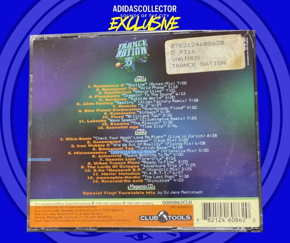 CD: Trance Nation - Turntable Mix - Techno Rave – Usato da Muri b. Bern venduto da AdidasCollector 1